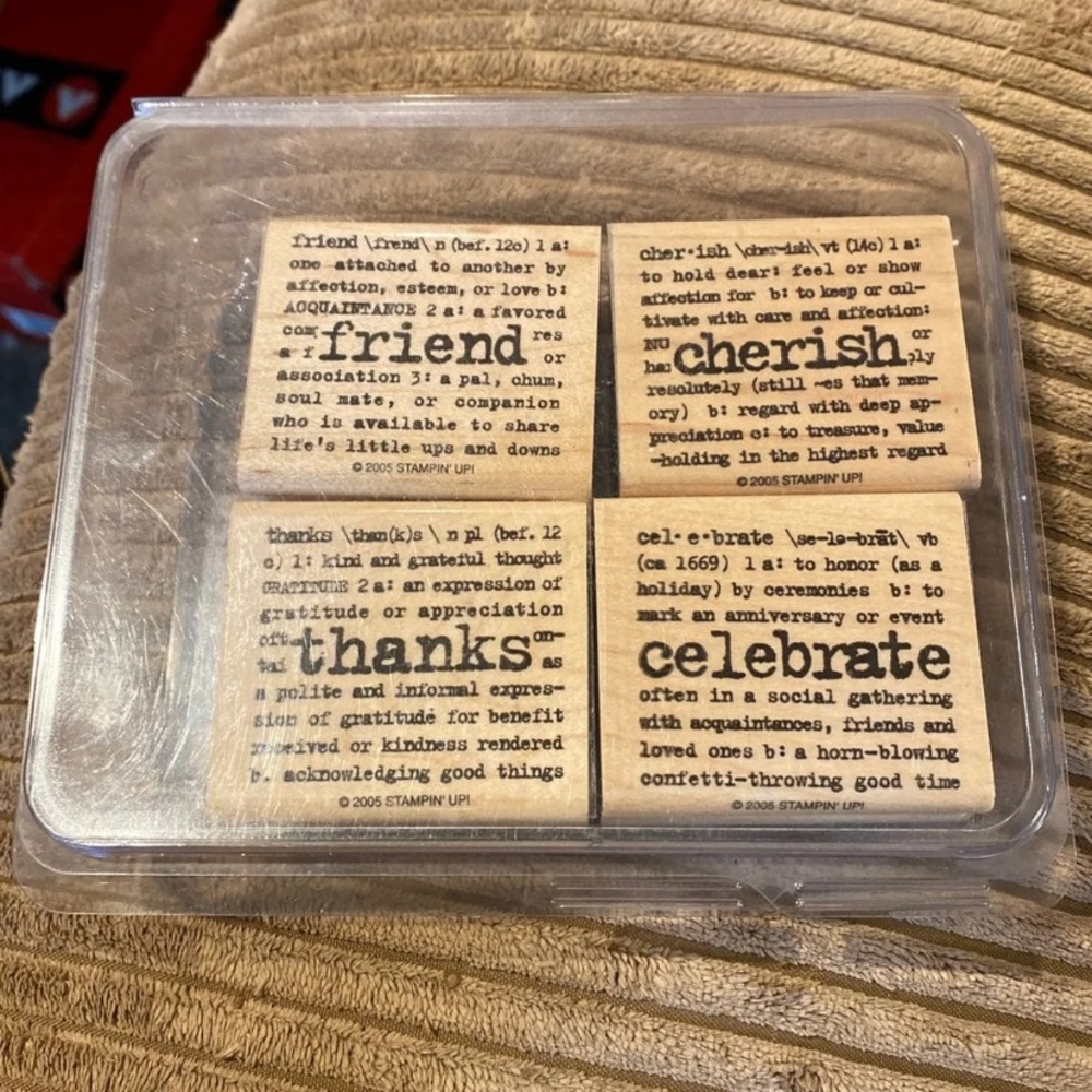 Stampin' Up Lexicon of Love stamps